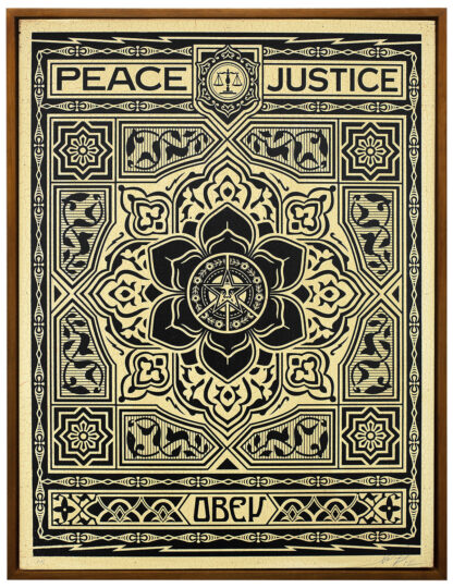 Peace and Justice (Black)